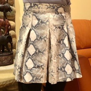 Italian made Genuine leather skirt